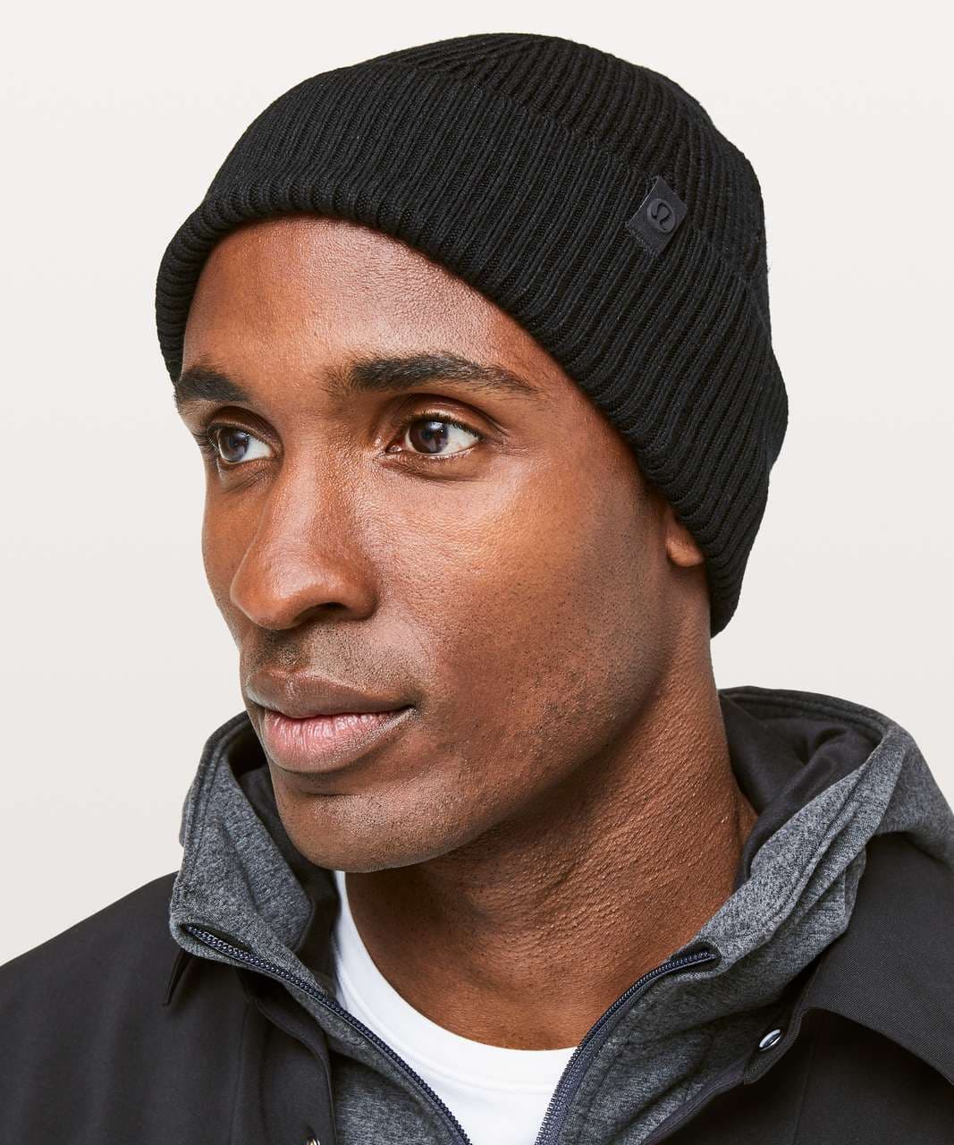 Merino Beanie in Black