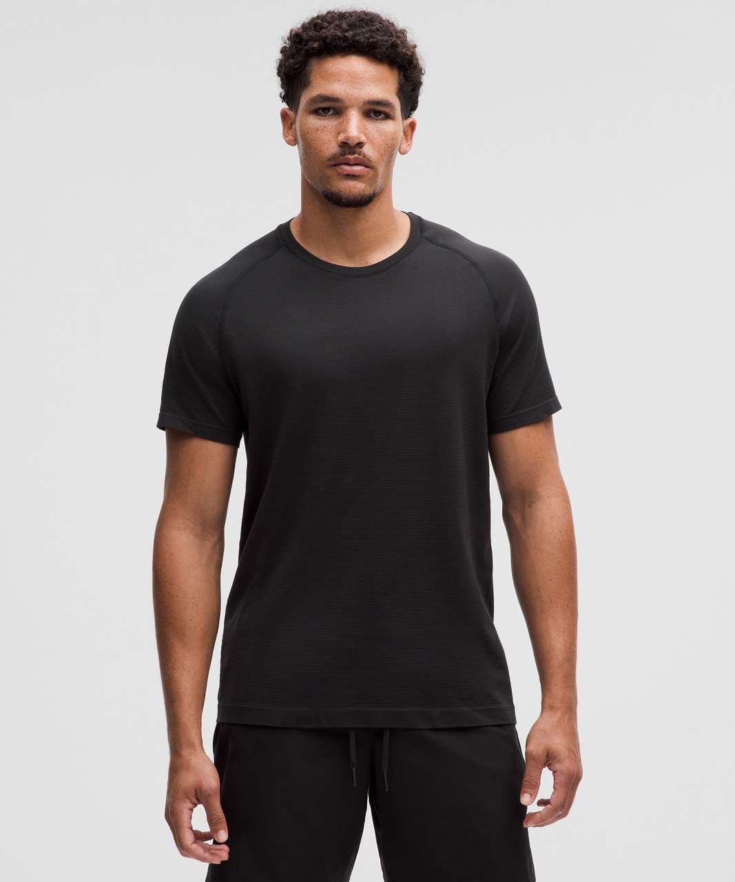 Ventilated Training Tee in Black